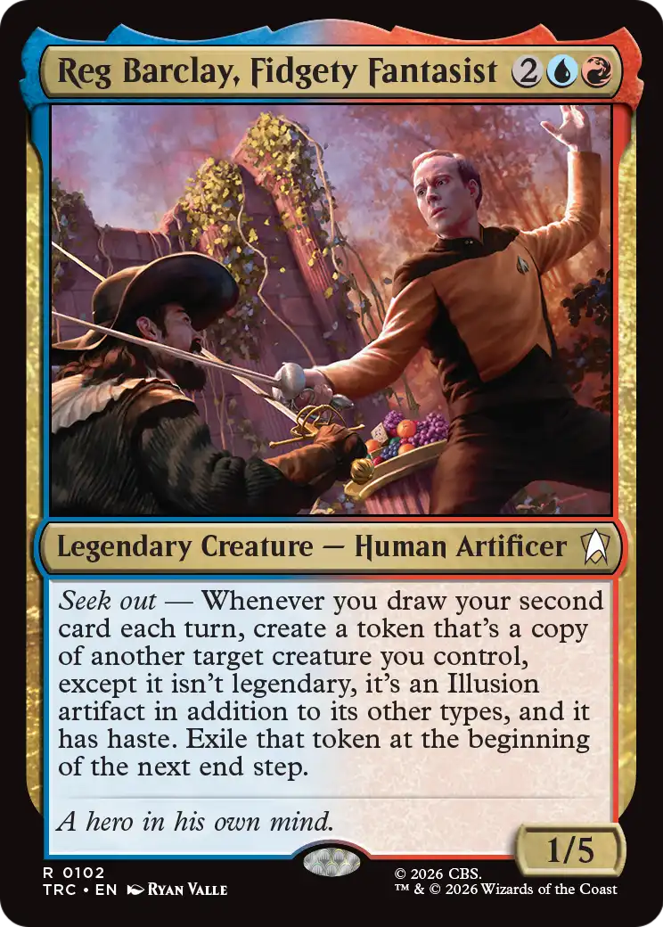 Reg Barclay, Fidgety Fantasist [Star Trek Commander]