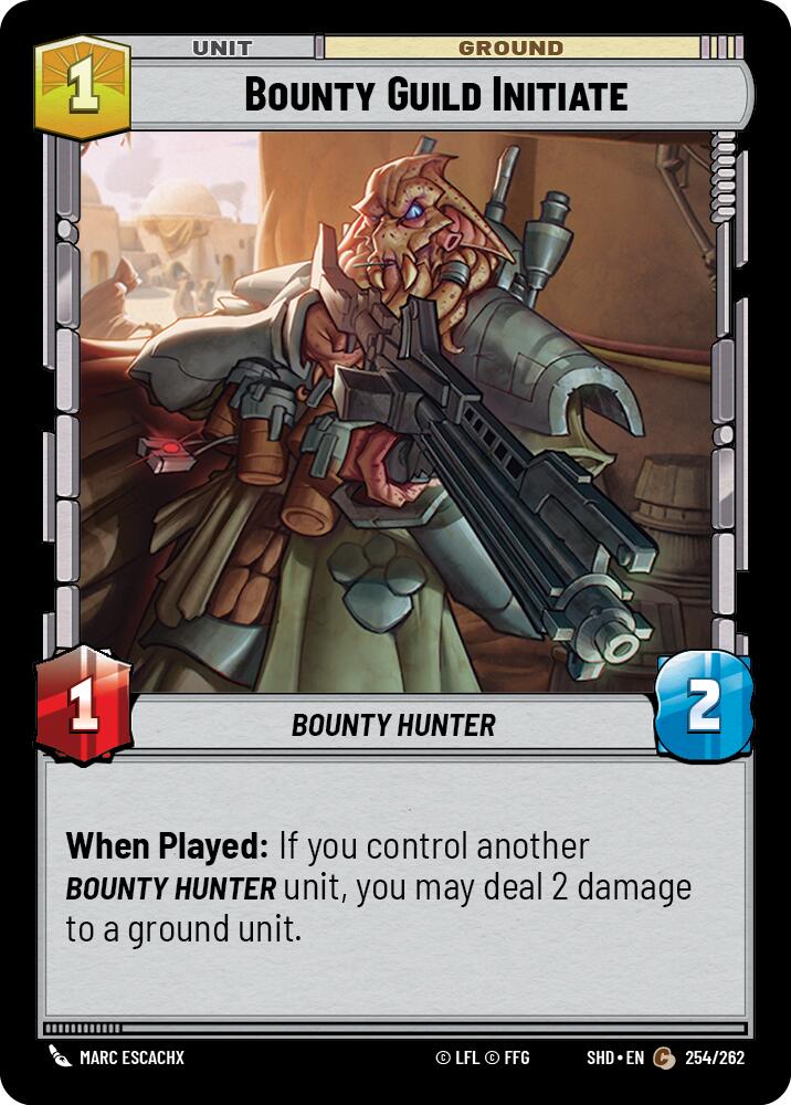 Bounty Guild Initiate (254/262) (254/262) [Shadows of the Galaxy]