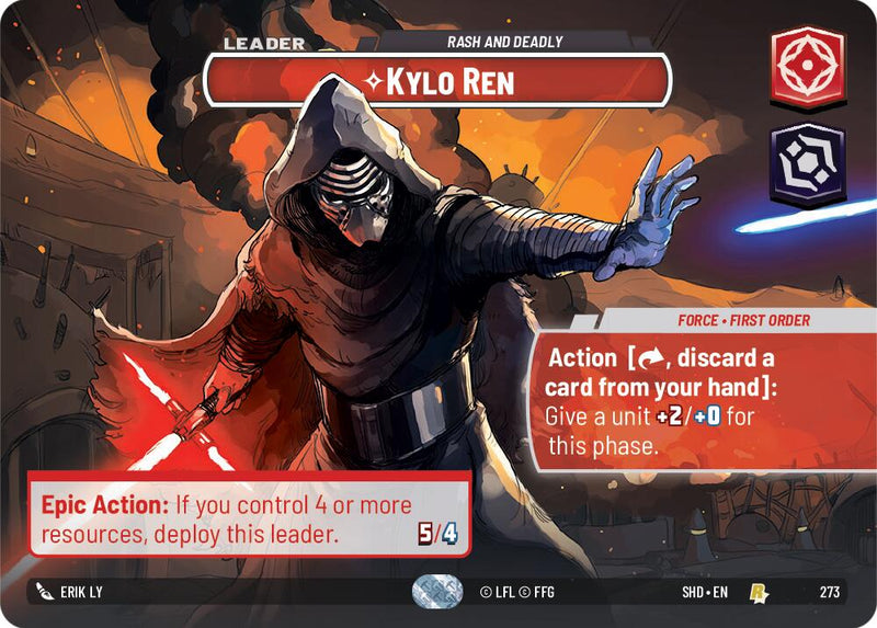 Kylo Ren - Rash and Deadly (273) (Showcase) (273) [Shadows of the Galaxy]