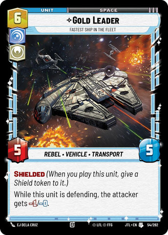 Gold Leader - Fastest Ship in the Fleet (054/262) (054/257) [Jump to Lightspeed]