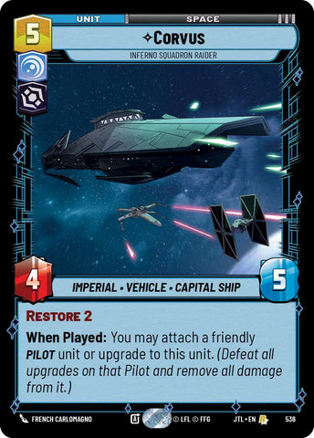 Corvus - Inferno Squadron Raider (536) (536) [Jump to Lightspeed]