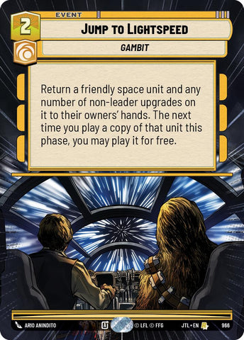 Jump to Lightspeed (966) (Hyperspace Foil) (966) [Jump to Lightspeed]