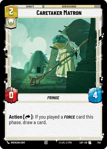 Caretaker Matron (745) (Foil) (745) [Legends of the Force]