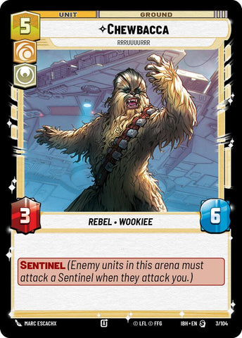 Chewbacca (3/104) - Rrruuuurrr (3/104) [Intro Battle: Hoth]