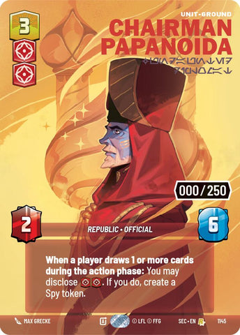 Chairman Papanoida - Undaunted Diplomat (Serialized) (1145) (1145) [Secrets of Power]