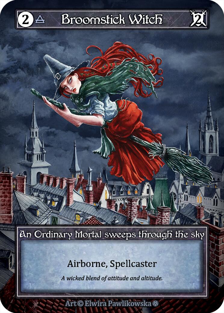 Broomstick Witch (Foil) [Gothic]