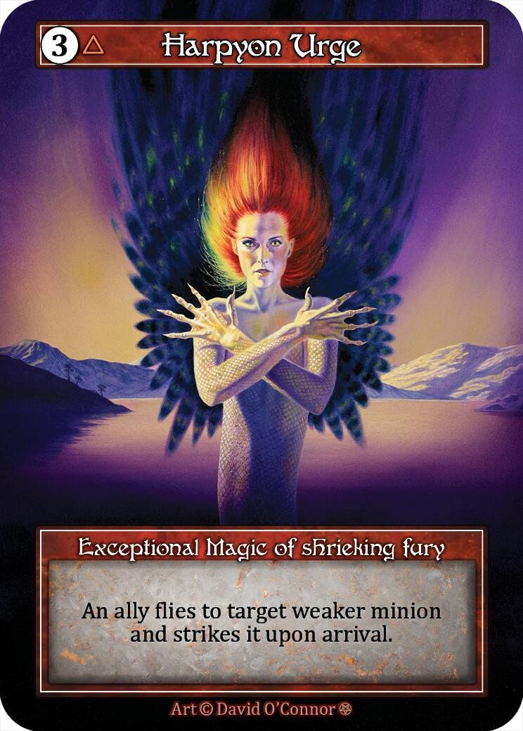 Harpyon Urge (Foil) [Gothic]