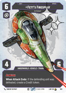 Fett's Firespray - In Pursuit (Prestige Foil) (853) (853) [A Lawless Time]