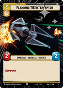 Flanking TIE Interceptor (717) (Hyperspace Foil) (717) [Ashes of the Empire]