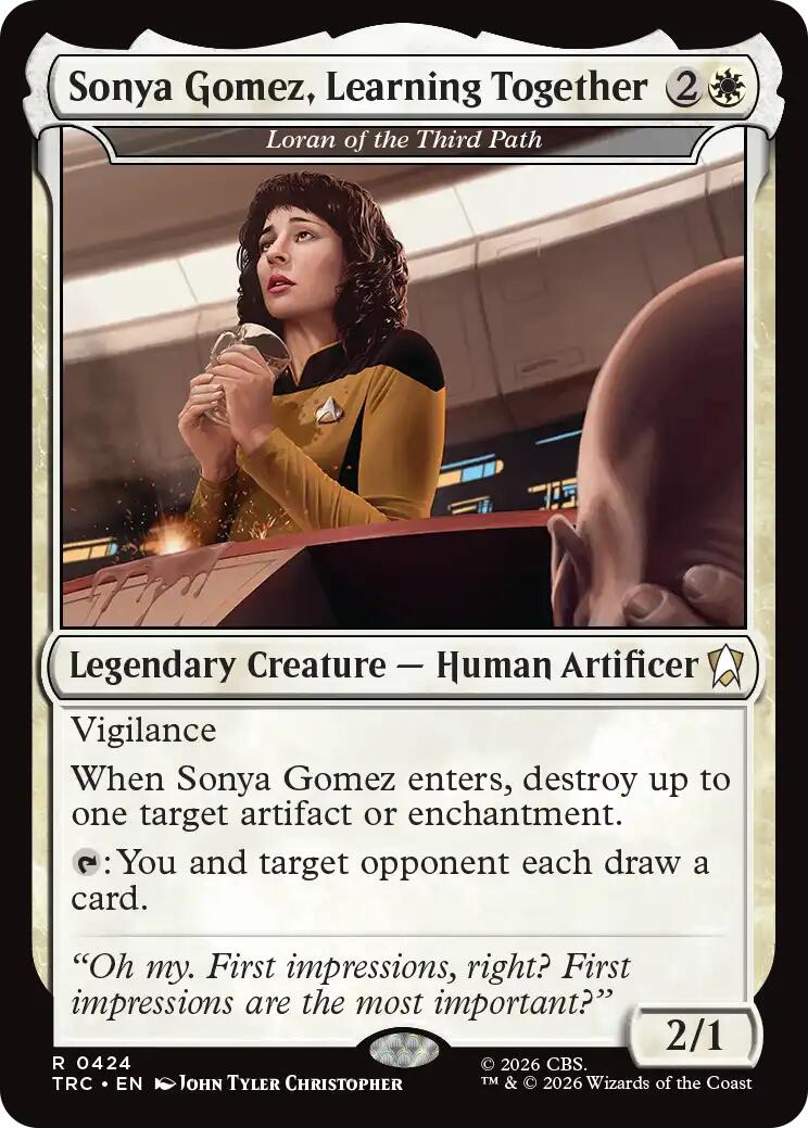 Sonya Gomez, Learning Together - Loran of the Third Path [Star Trek Commander]