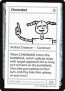 Chronobot (2021 Edition) [Mystery Booster Playtest Cards]