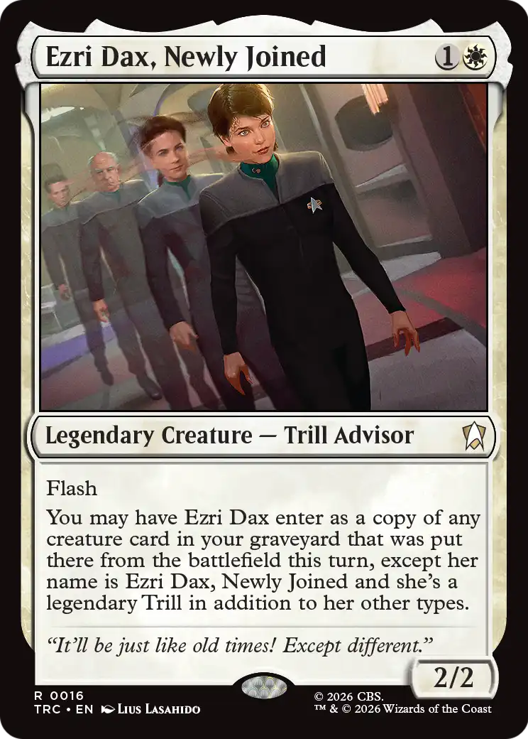 Ezri Dax, Newly Joined (Surge Foil) [Star Trek Commander]