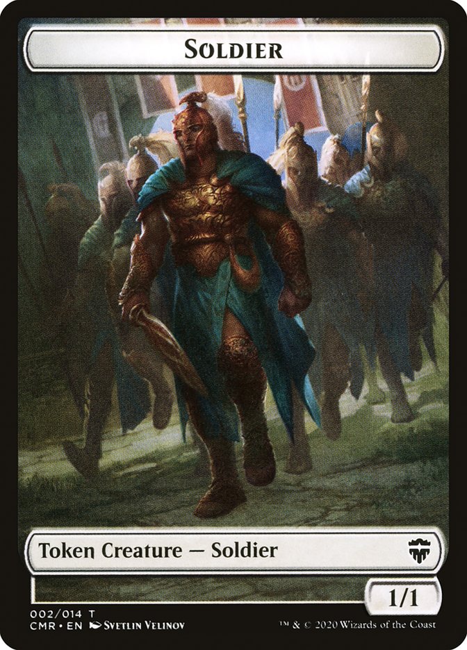 Soldier Token // The Monarch Token [Commander Legends Tokens]