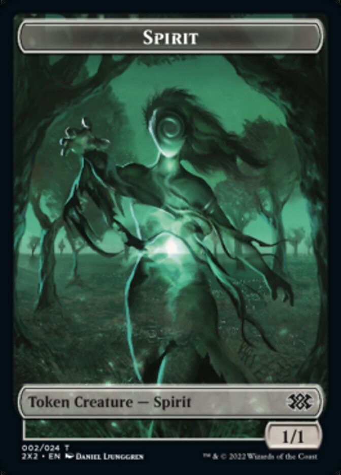 Spirit Token (002) [Double Masters 2022 Tokens]