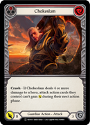 Chokeslam (Red) [U-CRU035-RF] Unlimited Rainbow Foil