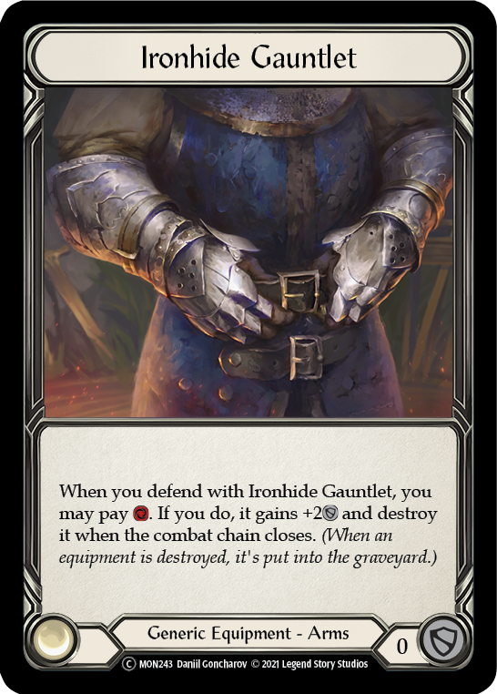 Ironhide Gauntlet [U-MON243-RF] Unlimited Rainbow Foil