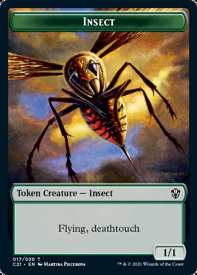 Beast (011) // Insect Token [Commander 2021 Tokens]