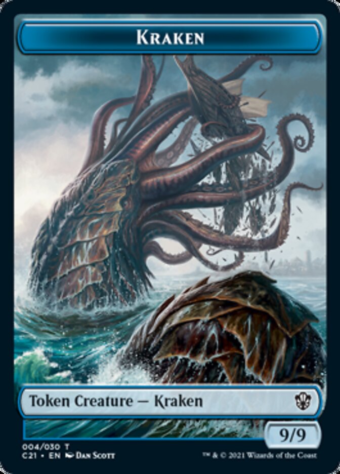 Wurm // Kraken Token [Commander 2021 Tokens]