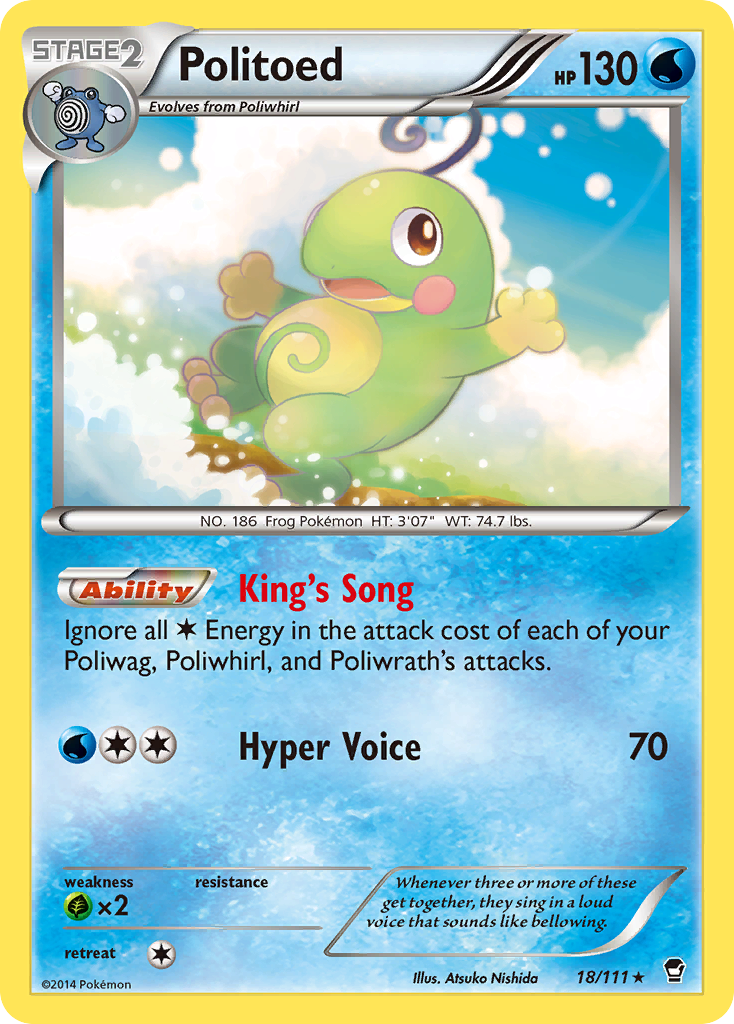 Politoed (18/111) [XY: Furious Fists]