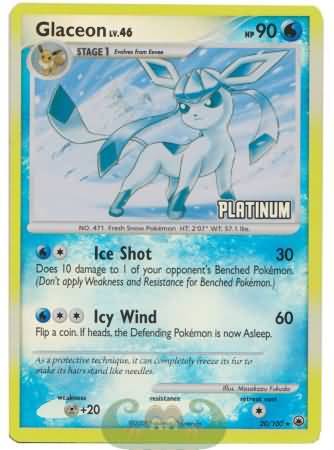 Glaceon (20/100) [Burger King Promos: 2009 Collection]