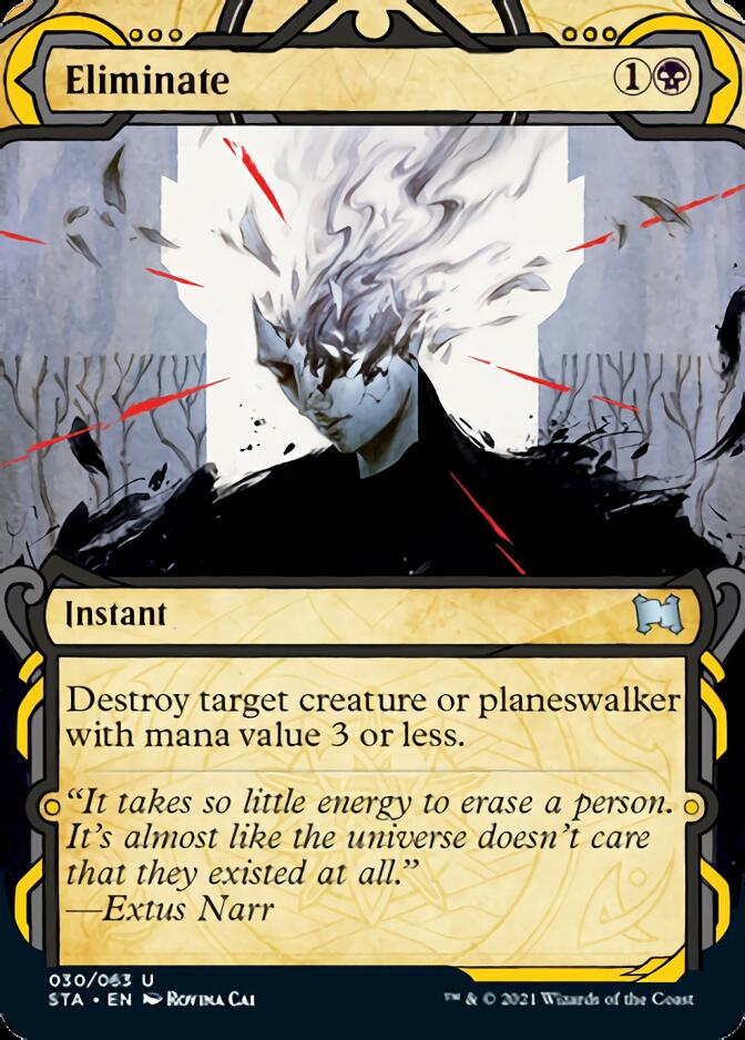 Eliminate (Foil Etched) [Strixhaven Mystical Archive]