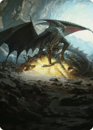 Ancient Copper Dragon Art Card (04) [Commander Legends: Battle for Bal Ancient Copper Dragon Art Card (04) [Commander Legends: Battle for Bal