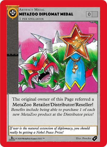 Metazoo Diplomat Medal [Medals]