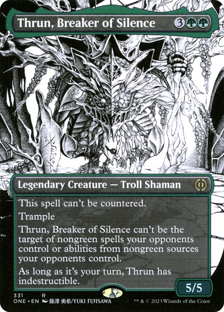 Thrun, Breaker of Silence (Borderless Manga) [Phyrexia: All Will Be On