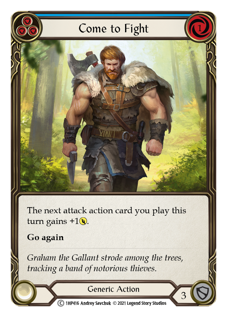 Come to Fight (Blue) [1HP416]