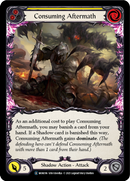 Consuming Aftermath (Yellow) [U-MON196-RF] Unlimited Rainbow Foil