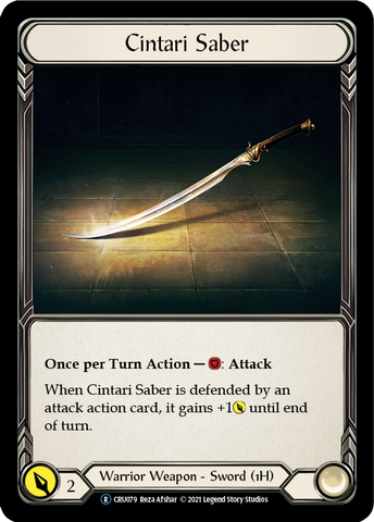 Cintari Saber [U-CRU079-RF] Unlimited Rainbow Foil