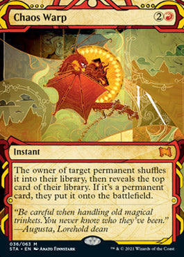 Chaos Warp (Foil Etched) [Strixhaven Mystical Archive]