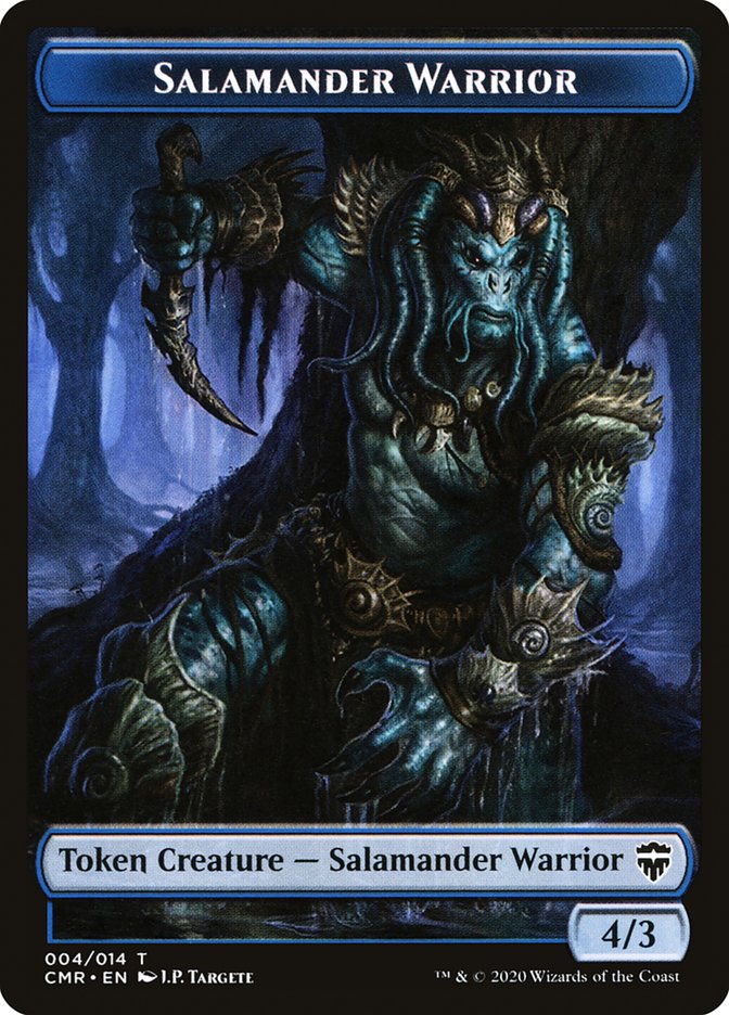 Salamander Warrior // Thrull Token [Commander Legends Tokens]