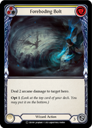 Foreboding Bolt (Yellow) [U-CRU169-RF] Unlimited Rainbow Foil